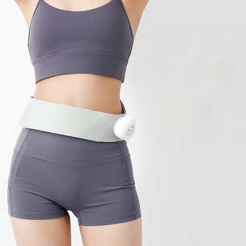 Cordless Waist Massager - Ultra-thin Hot Compress Pulse Microcurrent Belly Tool