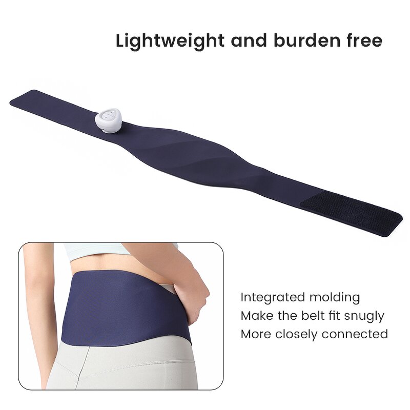 Waist Massage Belt - 3 Level Red Light Hot Compress Abdominal Back Support