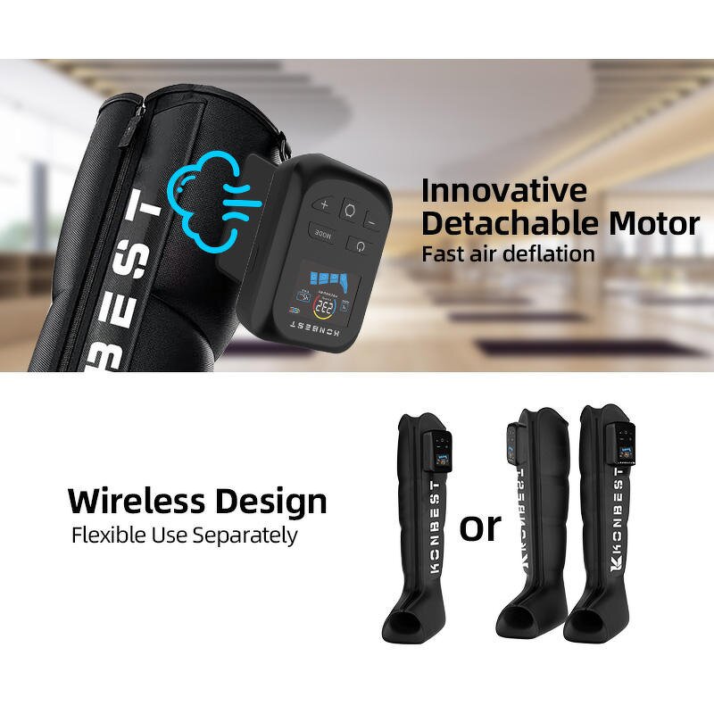 Leg Massage Boots - Sports Recovery Air Compression Blood Circulation Therapy