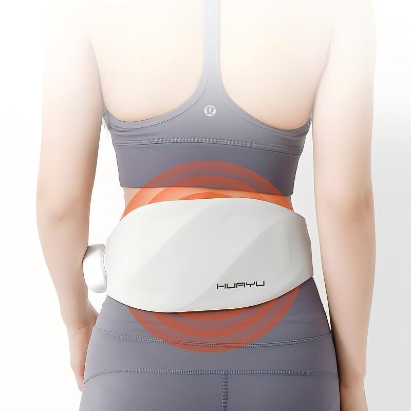 Heating Waist Belt - OEM ODM Spandex Vibration Abdominal Pain Relief Massager