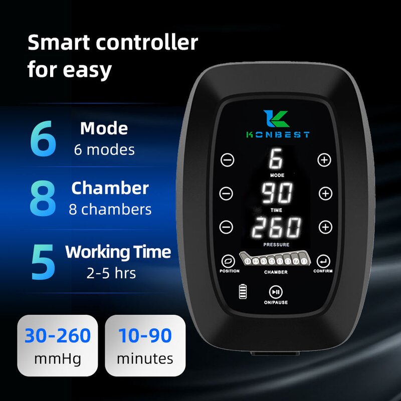 Wireless Leg Massager - Upgraded Air Compression 5 Level Sports Recovery Boots