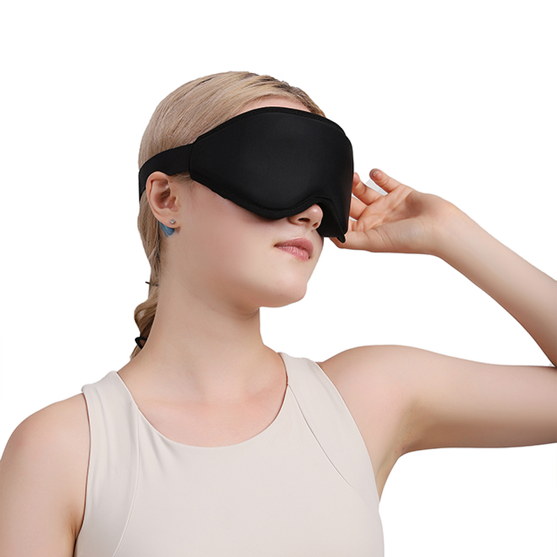 3D Eye Mask - Blackout Shading Light Adjustable Portable Travel Sleep Tool