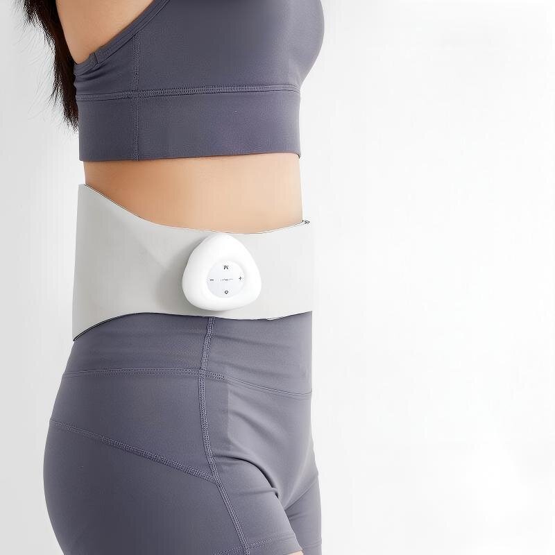 Cordless Waist Massager - Ultra-thin Hot Compress Pulse Microcurrent Belly Tool