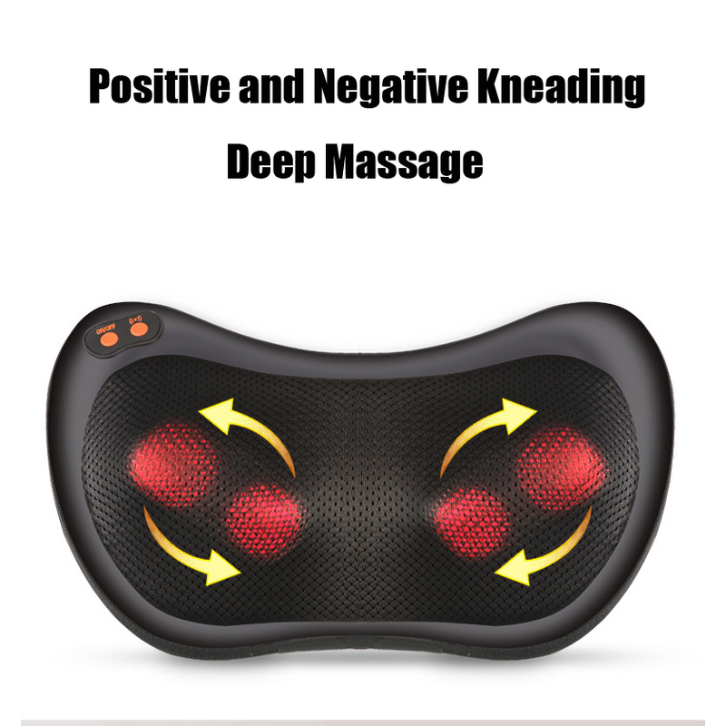Massage Pillow - Wholesale Multi-functional Back Waist Plug-in Neck Kneading Tool