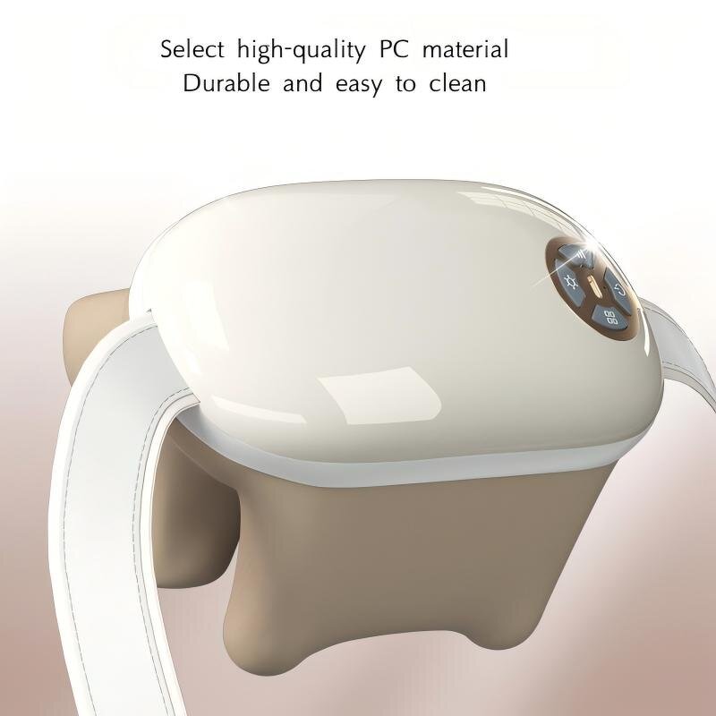 Shiatsu Neck Massager - New 3D Electric Heating Elastic Strap Silicone Head