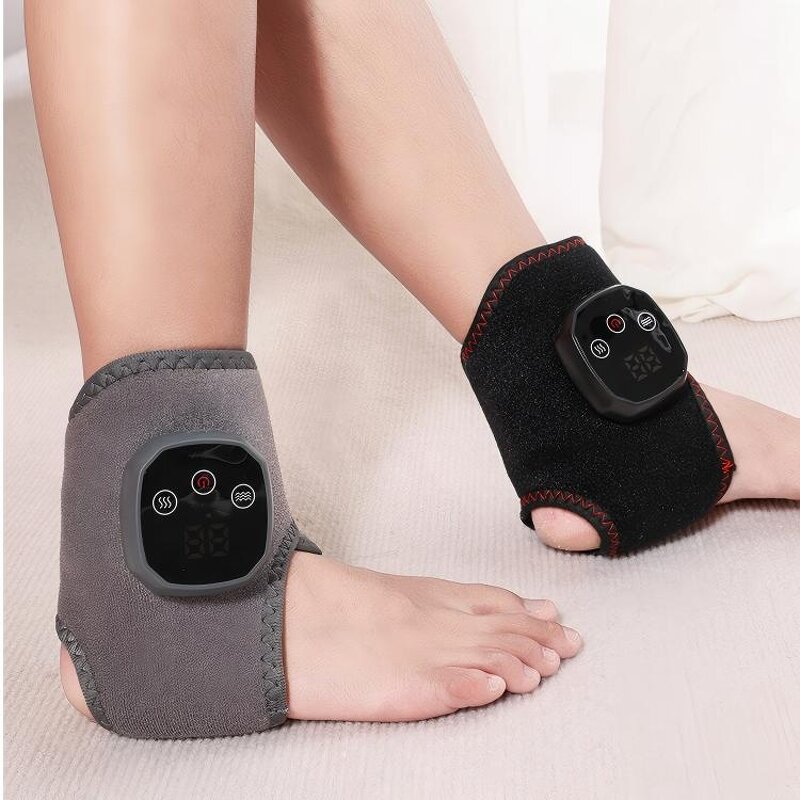 Foot Ankle Massager - Electric Hot Compress Brace Joint Sprain Pain Relief
