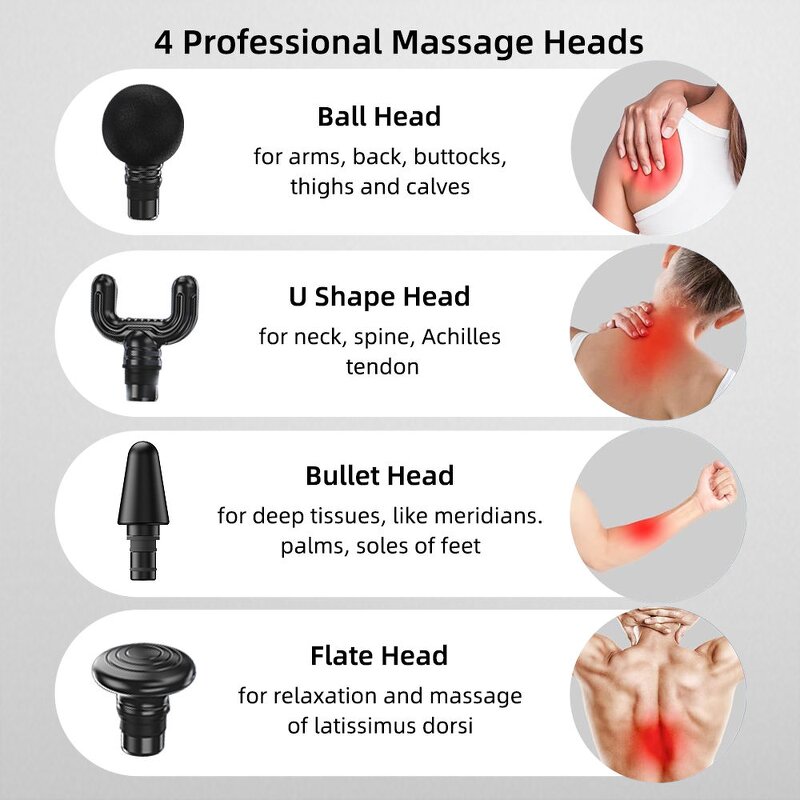 Deep Tissue Massage Gun - Wholesale Multifunctional Wireless Long Handle Hammer