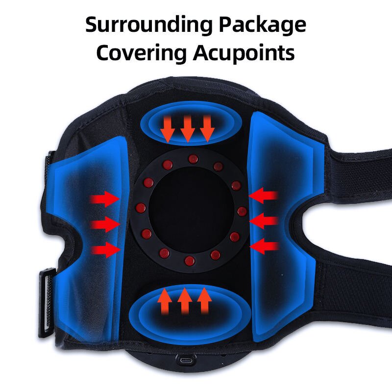 Joint Massager - Electric Shoulder Knee Elbow Heat Red Light Arthritis Relief