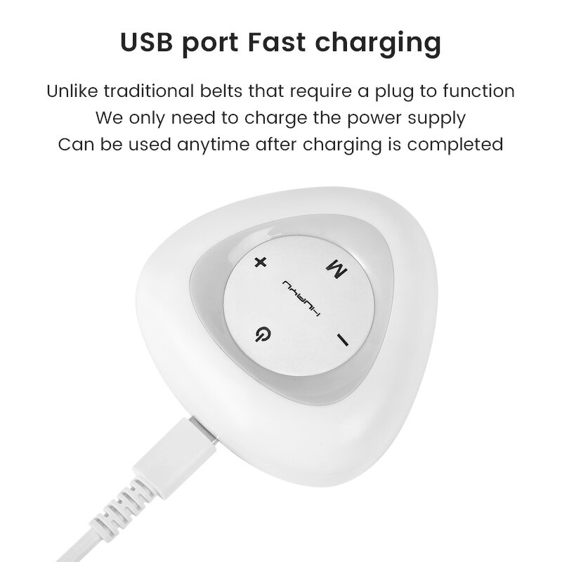 Waist Massage Belt - 3 Level Red Light Hot Compress Abdominal Back Support