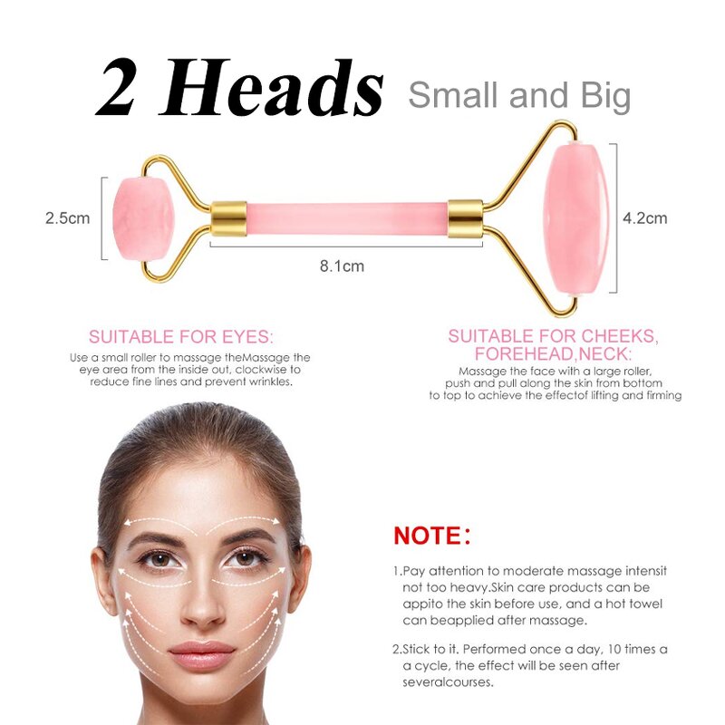 Jade Roller Manufacturer - 2021 New Arrivals Anti-aging Face Lifting Skin Care Handheld