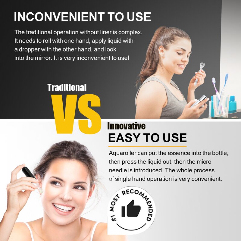 Brow Growth Roller Manufacturer - Custom Serum Applicator Brow Care Massage Tool