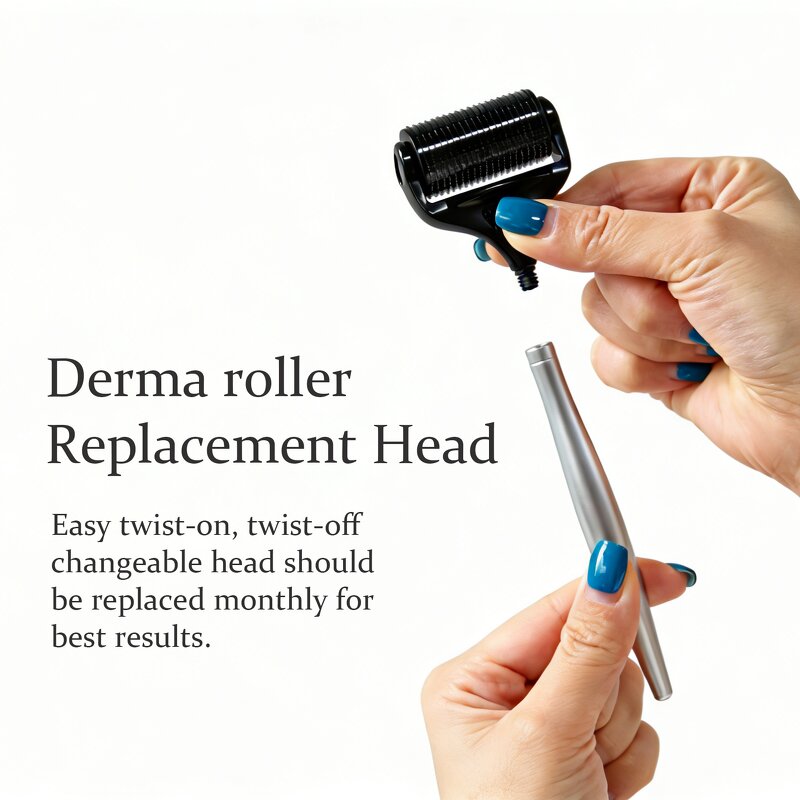 Derma Roller Manufacturer - Manual Roller with Selectable Precision Needle Size for Skin Care
