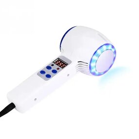Facial Beauty Massager Manufacturer - Blue Light Derma Rolling System Hot Cold Hammer for Pore Tightening