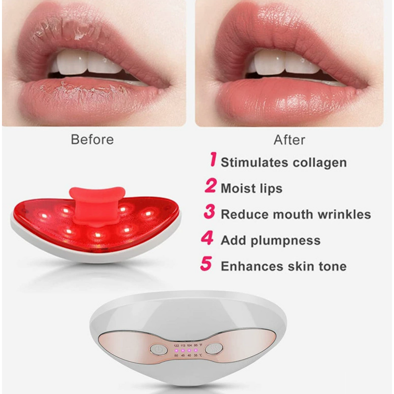 Lip Beauty Instrument Manufacturer - Portable LED Heating Infrared Light Collagen Lip Plumper