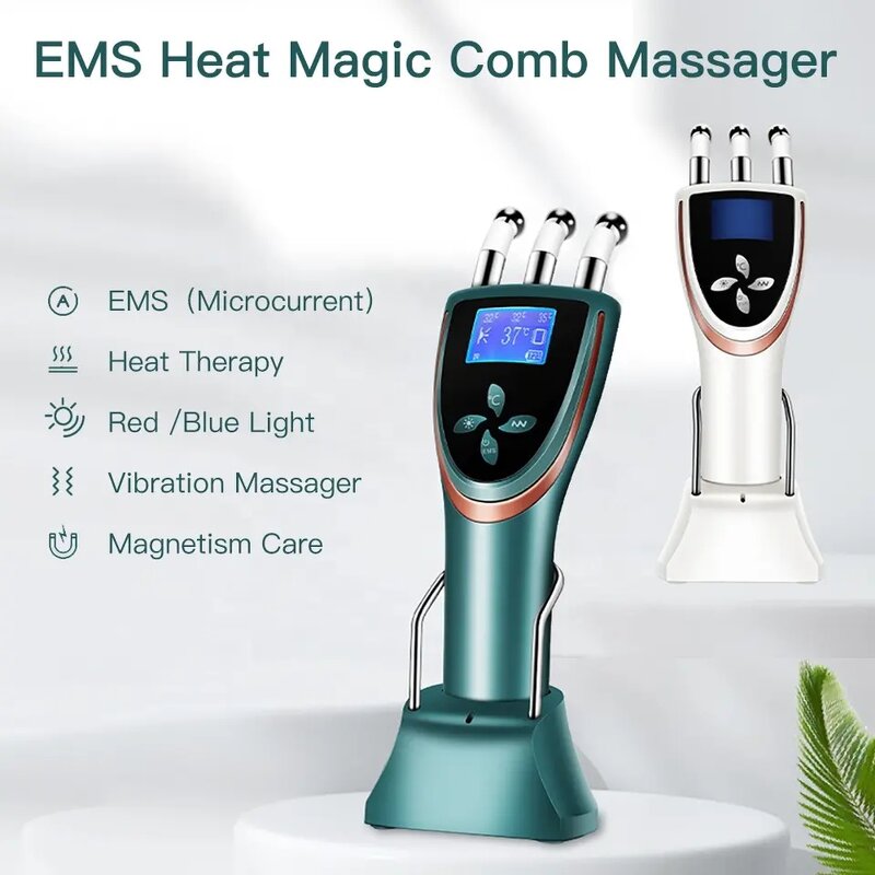 Skin Care Massager Manufacturer - LED EMS Heating for Rejuvenation Tighten Anti Wrinkle