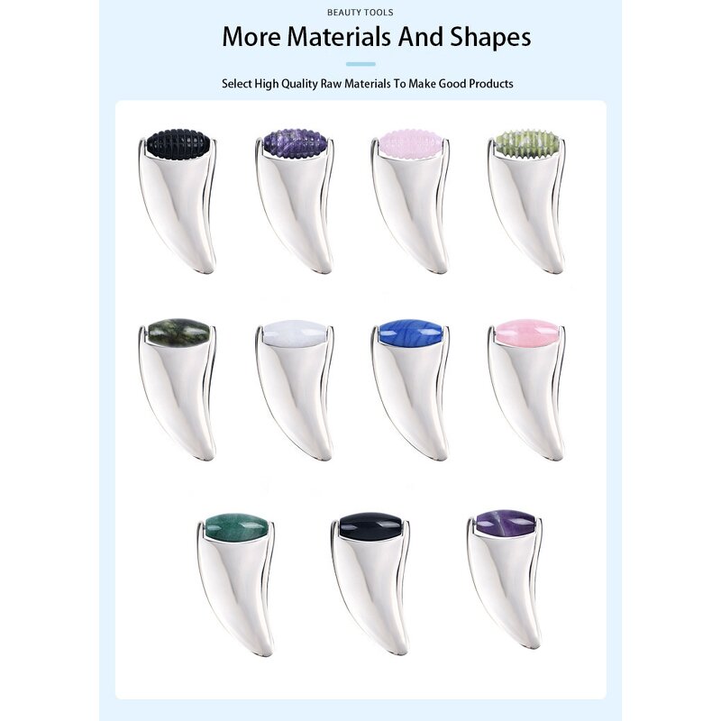 Face Roller Manufacturer - Professional Stainless Steel Zinc Alloy Quartz & Gua Sha