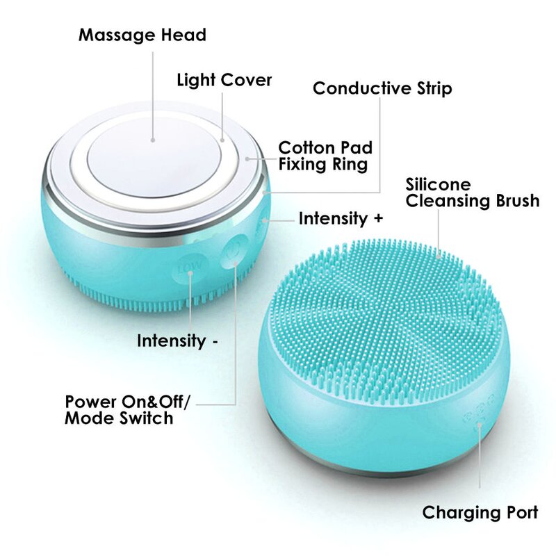 Skin Scrubber Manufacturer - EMS Light Therapy Ultrasonic for Whitening and Wrinkle Remover