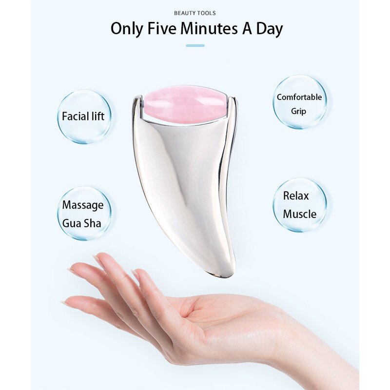 Face Roller Manufacturer - Professional Stainless Steel Zinc Alloy Quartz & Gua Sha