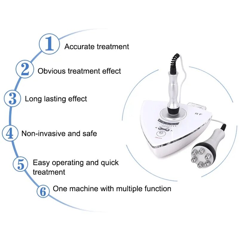 RF Beauty Device Manufacturer - Mini 2-in-1 Home Salon Use for Facial Skin Lifting Firming US EU