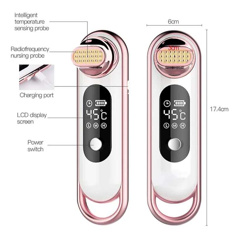 Facial Massager Manufacturer - RF Radio Frequency Ultrasonic for Face Lifting Wrinkle Removal US CN