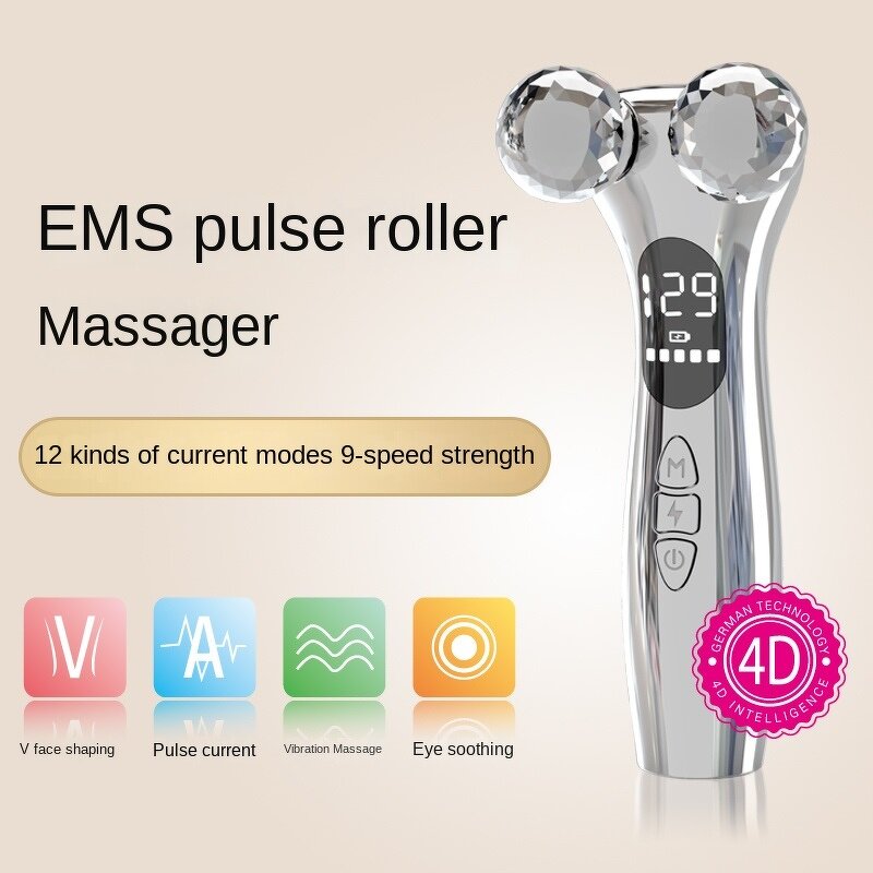 Face Lift Tool Manufacturer - Rechargeable Hand Held Home Use Microcurrent EMS Vibration Massage