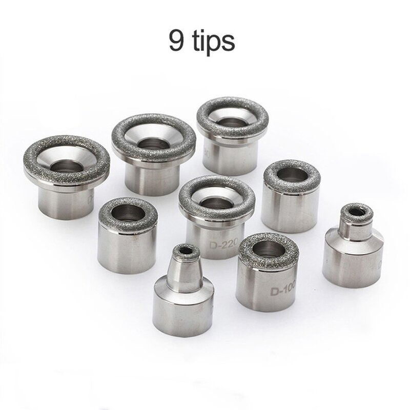 Microdermabrasion Accessories Manufacturer - Diamond 3 Wands 9 Tips for Facial Peeling