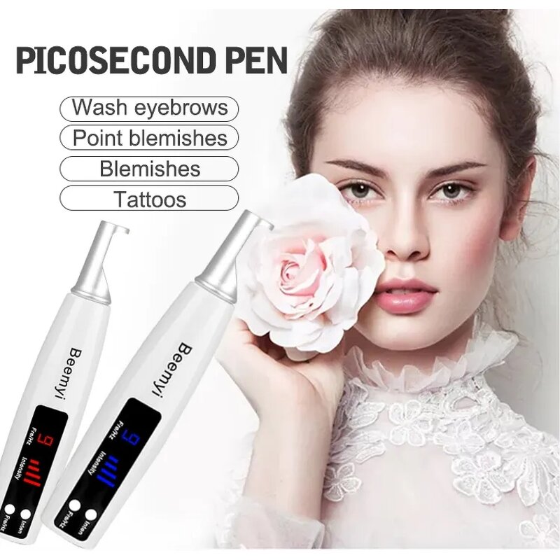 Laser Pen Manufacturer - Portable Handheld Tattoo & Acne Removal Pico for Face Body US Plug