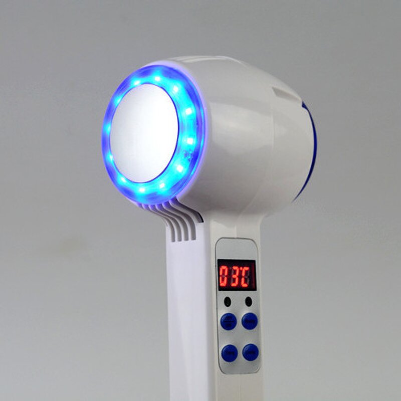 Facial Beauty Massager Manufacturer - Blue Light Derma Rolling System Hot Cold Hammer for Pore Tightening