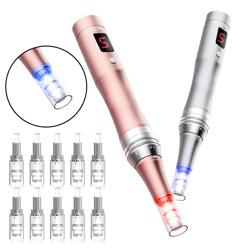 Derma Pen Needles Manufacturer - Professional with LED Light Cartridge for Micro Needling