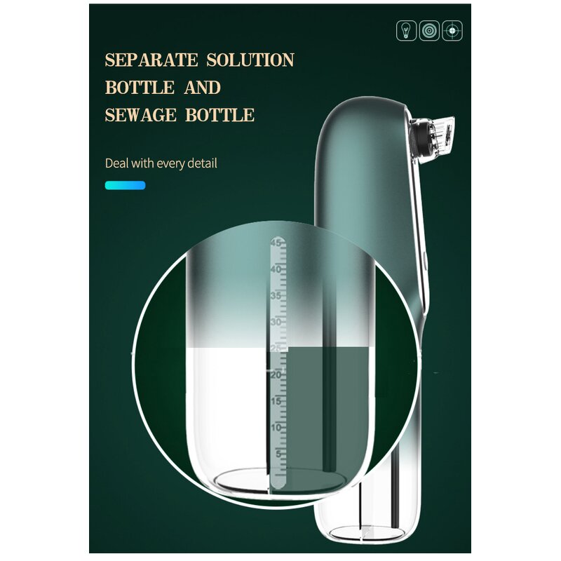 Pore Cleaner Device Manufacturer - Portable Home Facial Electric Vacuum Technology Silicone