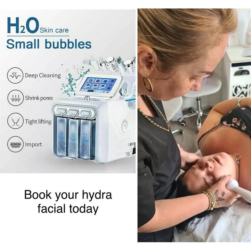 Beauty Machine Manufacturer - Multifunctional 6-in-1 Desktop Vacuum Pore Cleaner Aqua Peel