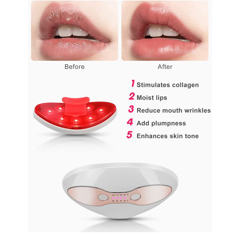 Lip Plumper Device Manufacturer - LED Heating Infrared Light Collagen for Lip & Eye Care
