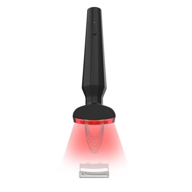 Head Massager Manufacturer - 4-in-1 Electric Red Light EMS Vibration Microcurrent Derma Stamp