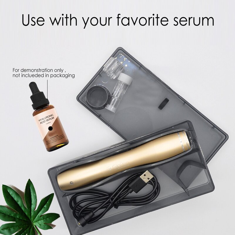 Microneedling Pen Manufacturer - New Rechargeable GloPen Serum Applicator Delivery