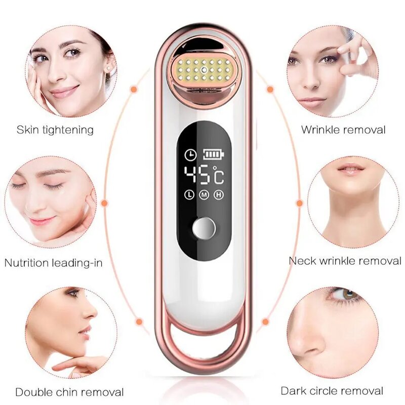 Facial Massager Manufacturer - RF Radio Frequency Ultrasonic for Face Lifting Wrinkle Removal US CN