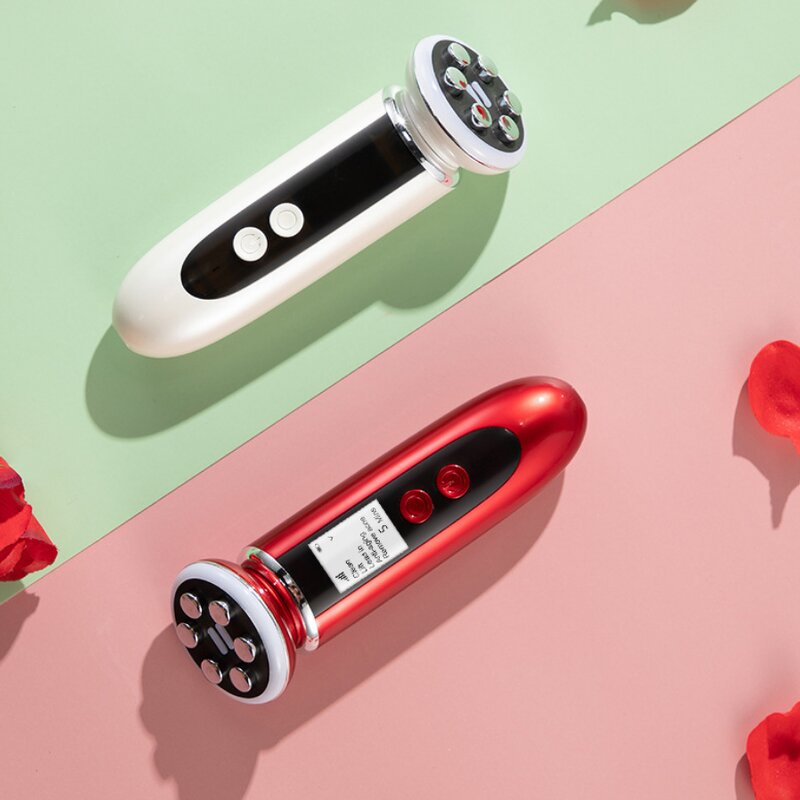 LED Light Therapy Face Massager Manufacturer - Hot Selling with LCD Screen Beauty Device EU