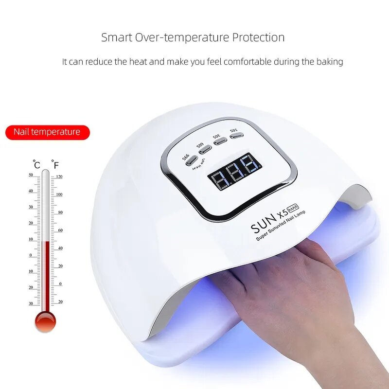 Nail Dryer Manufacturer - 150W LED Light Therapy UV Lamp for Gel Polish Quick Drying