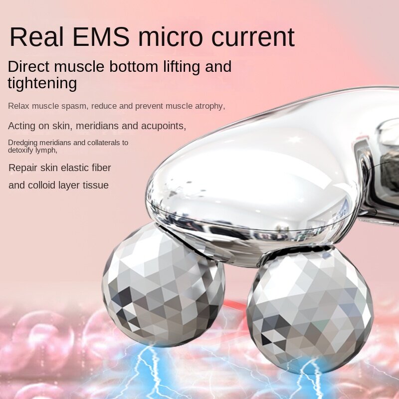 Face Lift Tool Manufacturer - Rechargeable Hand Held Home Use Microcurrent EMS Vibration Massage
