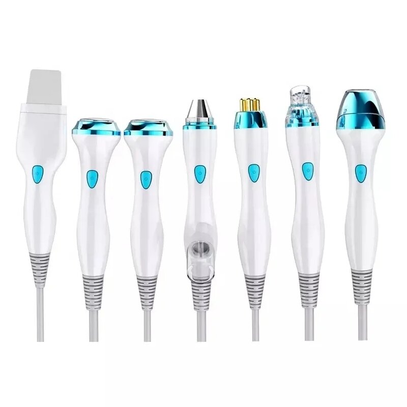Skin Analyser Machine Manufacturer - 7 in 1 Hydra Dermabrasion Smart Ice Blue with US Plug