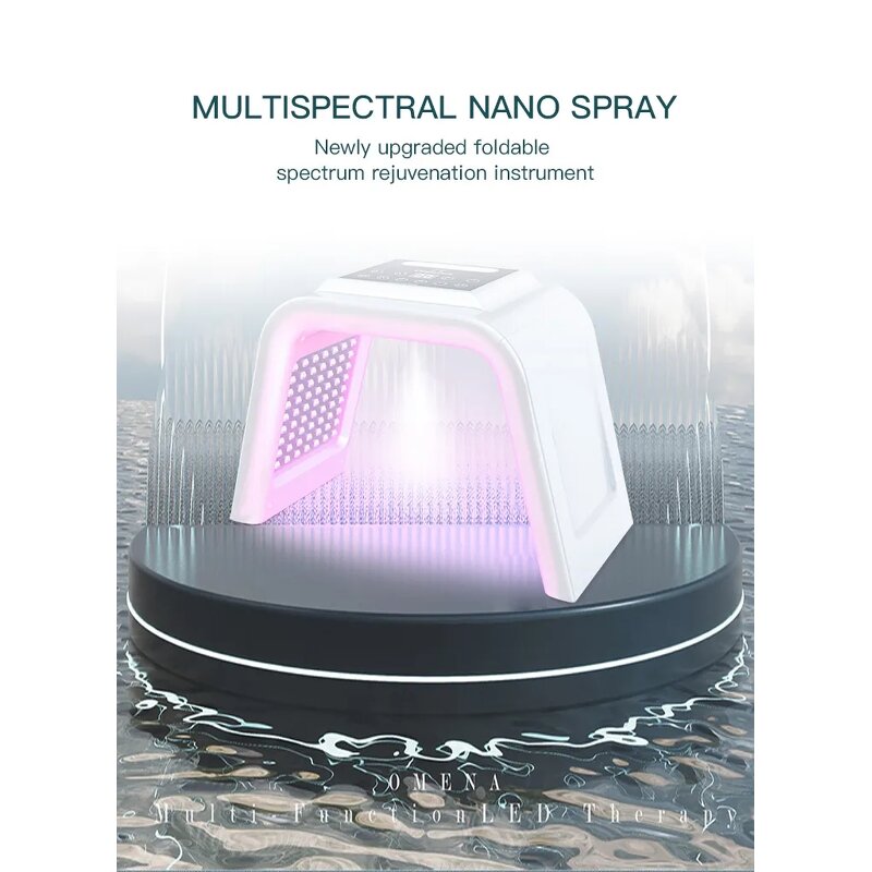 LED Light Therapy Device Manufacturer - Professional 7-Color with Cold Sprayer Mist Hydrating