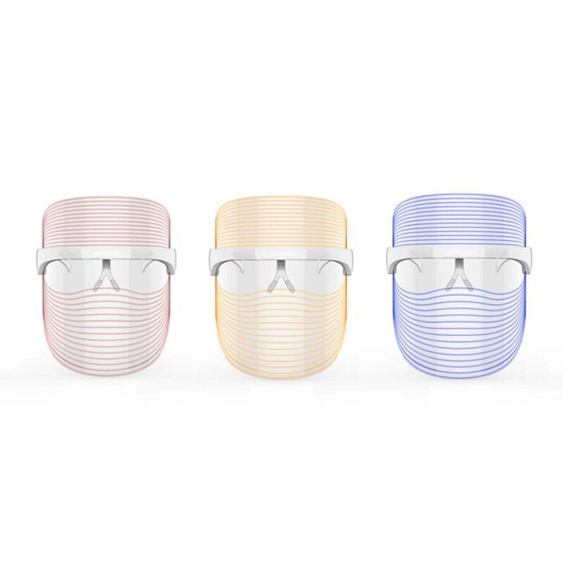 LED Facial Mask Manufacturer - 3 Color Facial Tool Photonic Therapy Electronic Beauty Machine