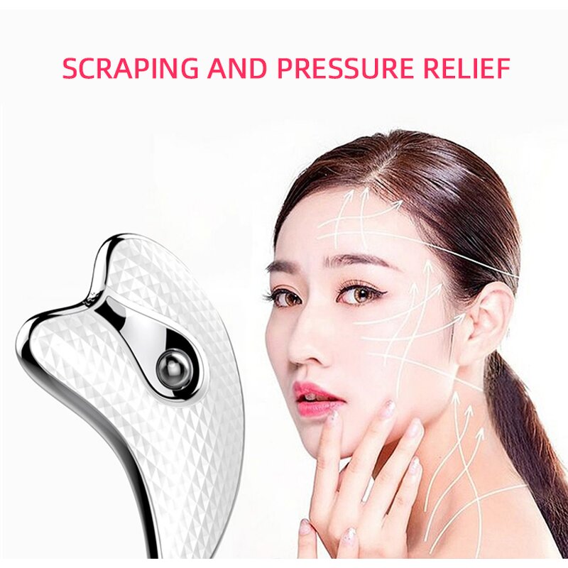 Gua Sha Device Manufacturer - Personal Care Handheld Face Neck Massager With Vibrator CE