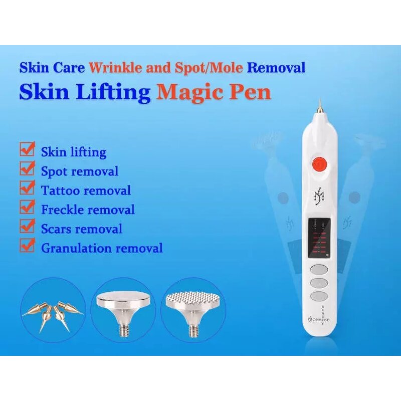 Beauty Pen Manufacturer - OEM Professional Hand-held Laser Plasma for Wart and Mole Removal US Plug