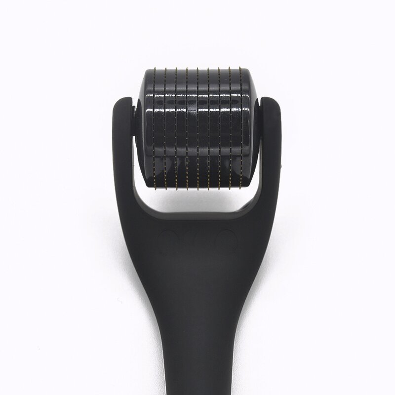 Beard Roller Kit Manufacturer - Copenhagen Black Matte Titanium Dermaroller 540 for Hair Growth
