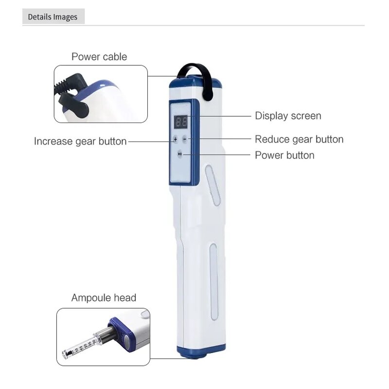 Lip Plumper Device Manufacturer - Electric Auto Face Skin 0.3ml Hyaluronic Acid Ampoule Home Use