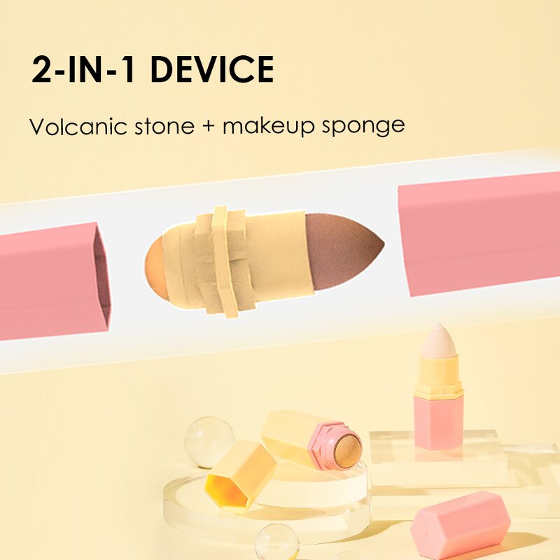 Facial Roller Manufacturer - Natural Volcanic Stone for Oil Absorption Beauty Skin Care