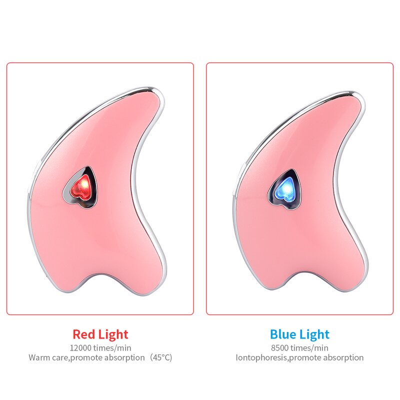 Face Lift Machine Manufacturer - EU CE Certified Microcurrent Home Use Electric Gua Sha Tool