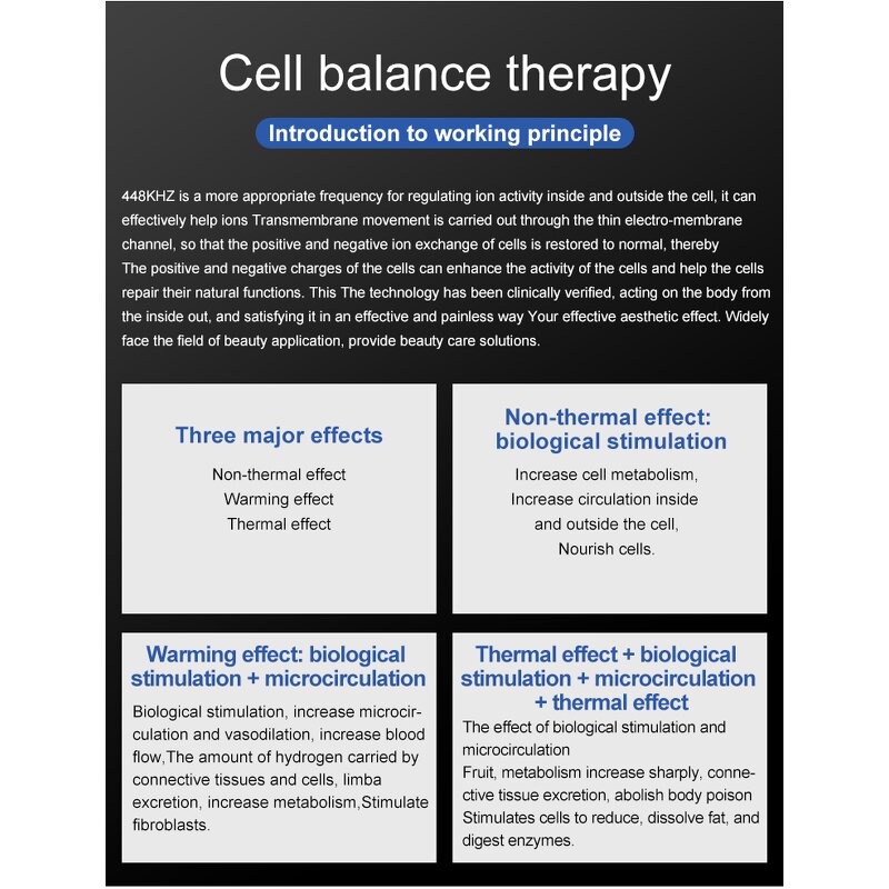 448KHz Tecar Machine - Latest Effective Rehabilitation Radio Frequency Tool