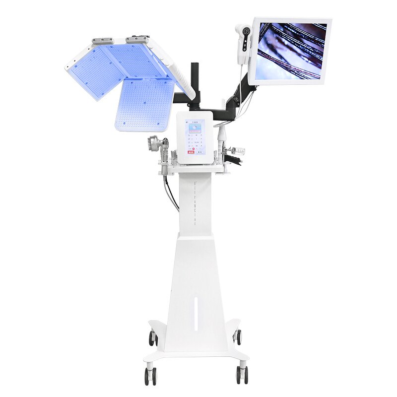 8-in-1 Scalp Treatment Machine - High Frequency Vibration Hair Analysis Tool