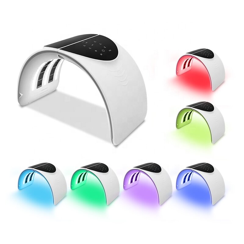 7-Color LED Massager - Red Light Therapy Face Neck Home Beauty Tool